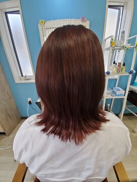 アラワラブルー(arrawarra blue) 外はねインナーカラー/20代/30代/40代/50代/倉敷/白楽町