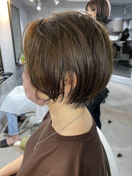 リミュー バイ イフ(lmu by if) ☆お客様style☆透け感たっぷり大人可愛いショートボブ