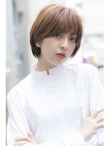 ミエル ヘア 新宿(miel hair) 〈mielhair新宿〉艶ショートボブ シルクトリートメント