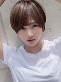 【THiRD 浅野】テラコッタカラーショート