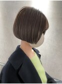 【BOND平山のサロンスタイル】透明感艶ミニボブ×大人ハイライト
