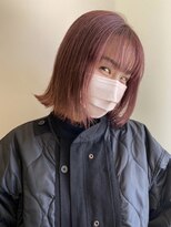 アンバースデー(UNBIRTHDAY)&nbsp;韓国ボブ/ラベンダーピンク外ハネ●10代20代