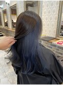 ブルーインナーカラー