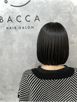 バッカ 横浜桜木町店(BACCA) 艶ボブ/ディープブルー