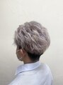 メンズヘアトーキョー 渋谷(MEN'S HAIR TOKYO) 刈り上げハイトーン族！ホワイトとブロンド刈り上げマッシュ