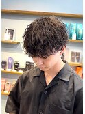 モテマッシュ×波巻きパーマ