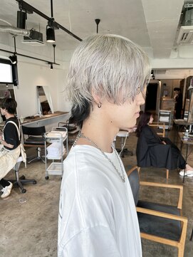 ザ オーダー(THE ORDER) メンズホワイトシルバーカラー/ツートーンカラー/ケアブリーチ