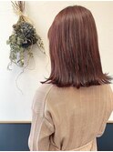 切りっぱなしロブ/チェリーレッド
