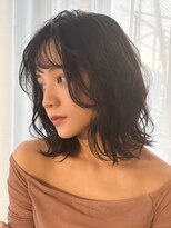 ラフィス ヘアーセプト 銀座店(La fith hair sept)&nbsp;【La fith】タッセルボブ×黒髪