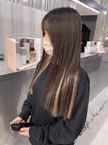 キング(K!ng)&nbsp;ハイライトカラーミルクティーベージュケアブリーチダブルカラー