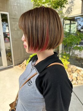 ウエストリー(WESTORY) インナーカラー☆イヤリングカラー☆ピンク☆30代☆40代