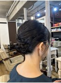 アップスタイル(シニヨン)
