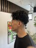 メンズカット＋シェービング＋パーマ