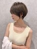 【初回平日ショートカット限定】カット+イノアカラー+オージュア ￥10500