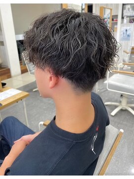 プログレス 仙台駅東口店(PROGRESS) Men'sスタイル/ツイストパーマ×アッシュブラック10代/20代/30代