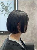 ショートボブ　【中野美容室/前髪カット/顔周りカット】