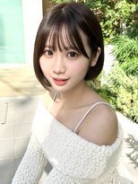 ミラリー トウキョウ(Mirareee Tokyo) 20代30代40代◎前髪パーマ韓国風巻きくすみベージュお団子ヘア