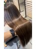 【美髪ケア】カット+髪質改善 縮毛矯正+4stepトリ＋ホームケア付￥18700