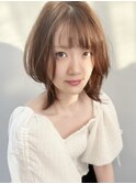 ナチュラル可愛い韓国風レイヤースタイル