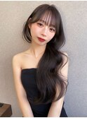 福岡美容室/博多美容室/レイヤーカット/前髪顔まわりカット