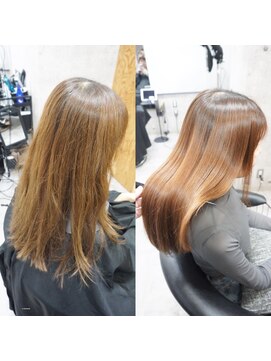 ヘアテリア リュウ 大塚(hair teria ryu) 縮毛矯正/髪質改善縮毛矯正/前髪縮毛矯正/表面ハーフ矯正