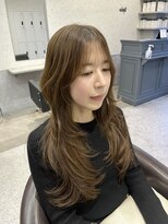 アデプト 北千住店(adept)&nbsp;【adept北千住エリ】ザクザク無造作ハイレイヤー×ベージュ