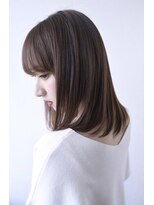 カミガミ 栄(KAMIGAMI)&nbsp;【極上の艶×透明感】カラーで魅せる、上品美髪ミディアム