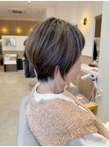 透け感ハイライトショート【若江岩田】
