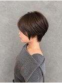 【アキヒロ】オリーブベージュ大人くびれショートボブ20代30代