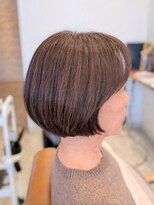 リアン 大森店(Rian) 丸みボブ×30代アッシュブラウンカラー