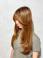 アッシュ 浜田山店(Ash)&nbsp;浜田山/顔周りレイヤー/くびれロング/レイヤーカット