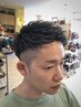 【男性限定】　メンズデザインカット + スキャルプマッサージ　￥5500