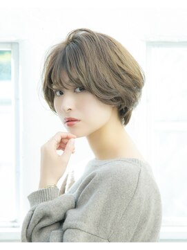 ロンド シャルム 吉祥寺(Lond charme) Lond吉祥寺【千田大地】毛先パーマ小顔ナチュラルショートボブ
