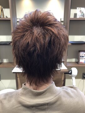 ヘア アンド ビューティ ビーズアモール 春日井神領店(Hair&Beauty B's amor) マッシュウルフ