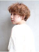 カジュアルショート_外ハネボブアッシュブラウン_67020