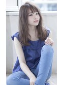 ナチュラル可愛いニュアンスカール♪ブルージュカラー♪