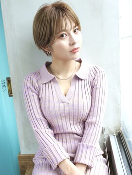 バース(BIRTH) 天神【BIRTH】大人かわいいシースルーバングショートボブ 13