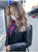 ほんのりスプリングピンク_外国人風バレイヤージュ_