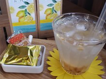 併設してるカフェのお飲み物お出ししています☆