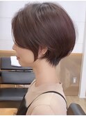 美髪にオトナかわいいホワイトグレージュネビージュショートボブ