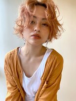 ガレージ バイ グリーン 原宿 表参道(Garage by green)&nbsp;【loki】ハイトーン×ピンクベージュ