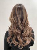 natural beige×balayage