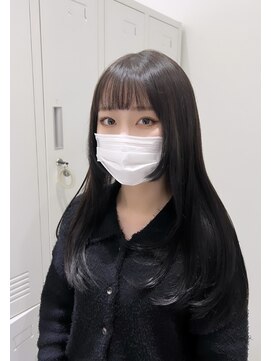 ジーナ 福岡天神(Zina) 【冨田侑矢】ロングレイヤー＋顔周りウルフ