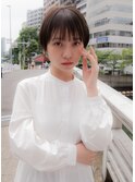 ひし形ショート/20代/30代/40代/大人美人ショート/髪質改善
