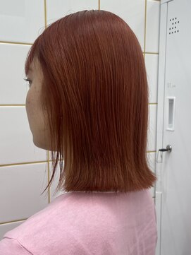 ガーランド(Girland) 【girland】アプリコットオレンジ/韓国風/レイヤーカット