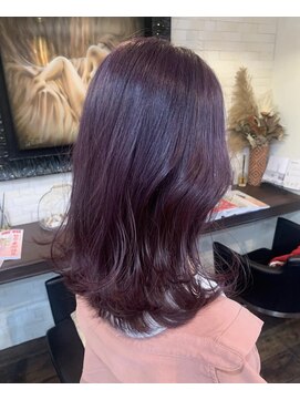 ボアップ 新居浜店(boappu) #ラベンダーピンク#ブリーチ#ヘアカラー