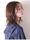 似合わせカットイメチェンハッシュカットレッドブラウン0201