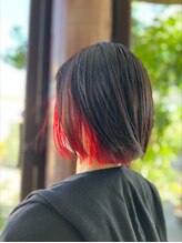 ヘアーメイクサロン プラスチッタ(hair make salon plus citta') フレインナーカラー