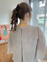 ヘアーアイスカルテット(HAIR ICI QUARTET) 大人気！ドレスヘアポニーテール二次会モテ髪大人美人