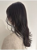 オリーブアッシュ×顔まわりレイヤー